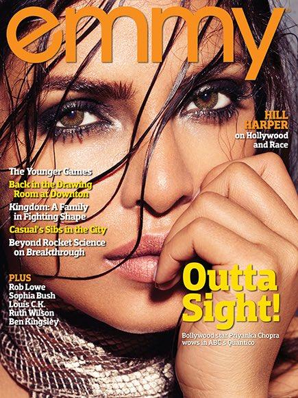Priyanka becomes one of the most sought after cover-girls internationally, features on Emmy Magazine!